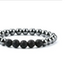 Bracciale di ematite e pietra lavica