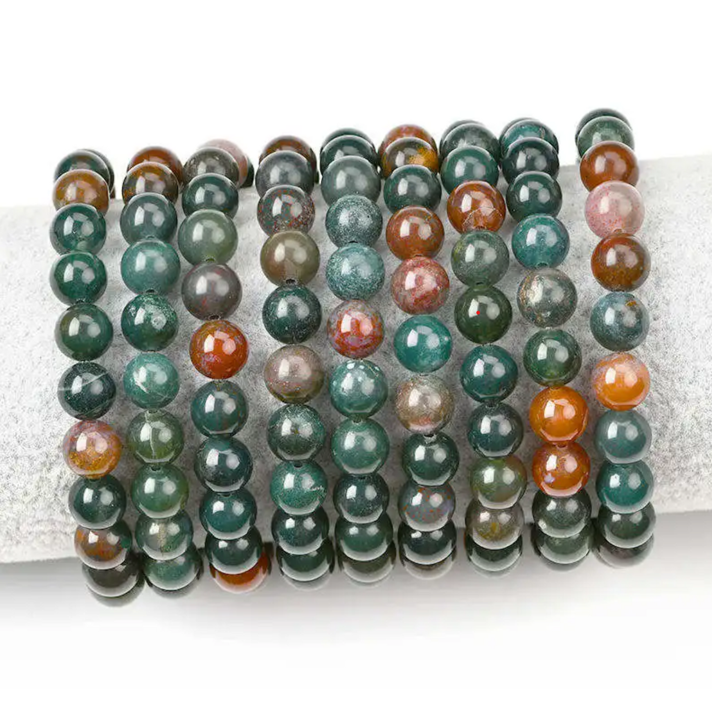 Bracciale in pietra sanguigna