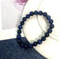 Bracciale blu con occhio di tigre