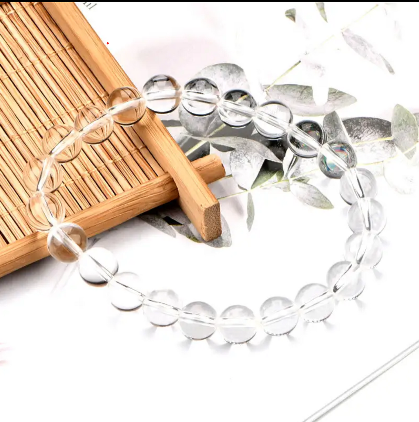 Bracciale in quarzo chiaro