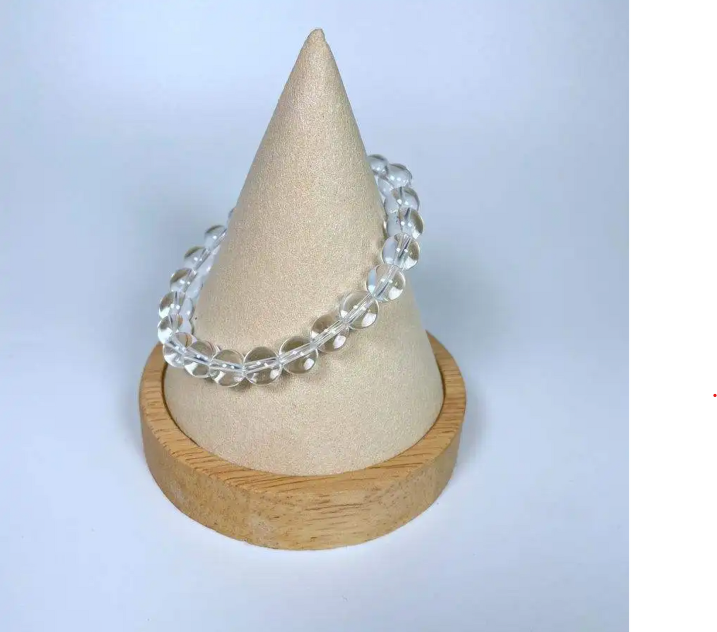 Bracciale in quarzo chiaro