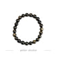 Bracciale in ossidiana d'oro