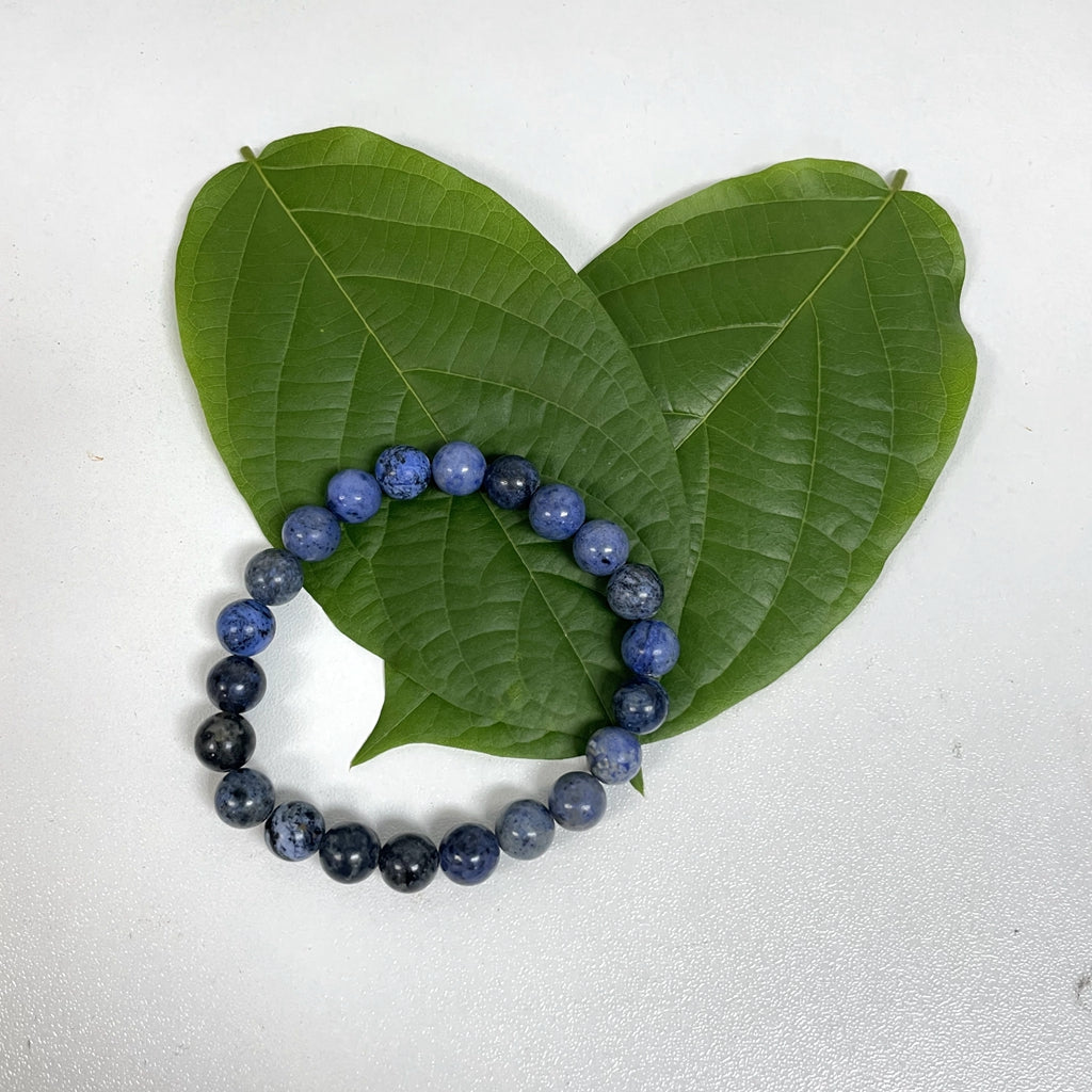 Bracciale di dumortierite blu