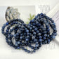 Bracciale di dumortierite blu