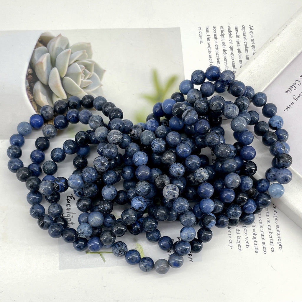 Bracciale di dumortierite blu