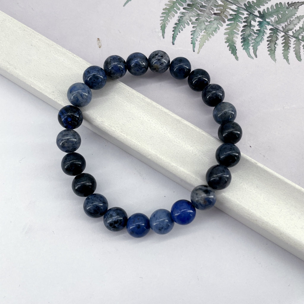Bracciale di dumortierite blu