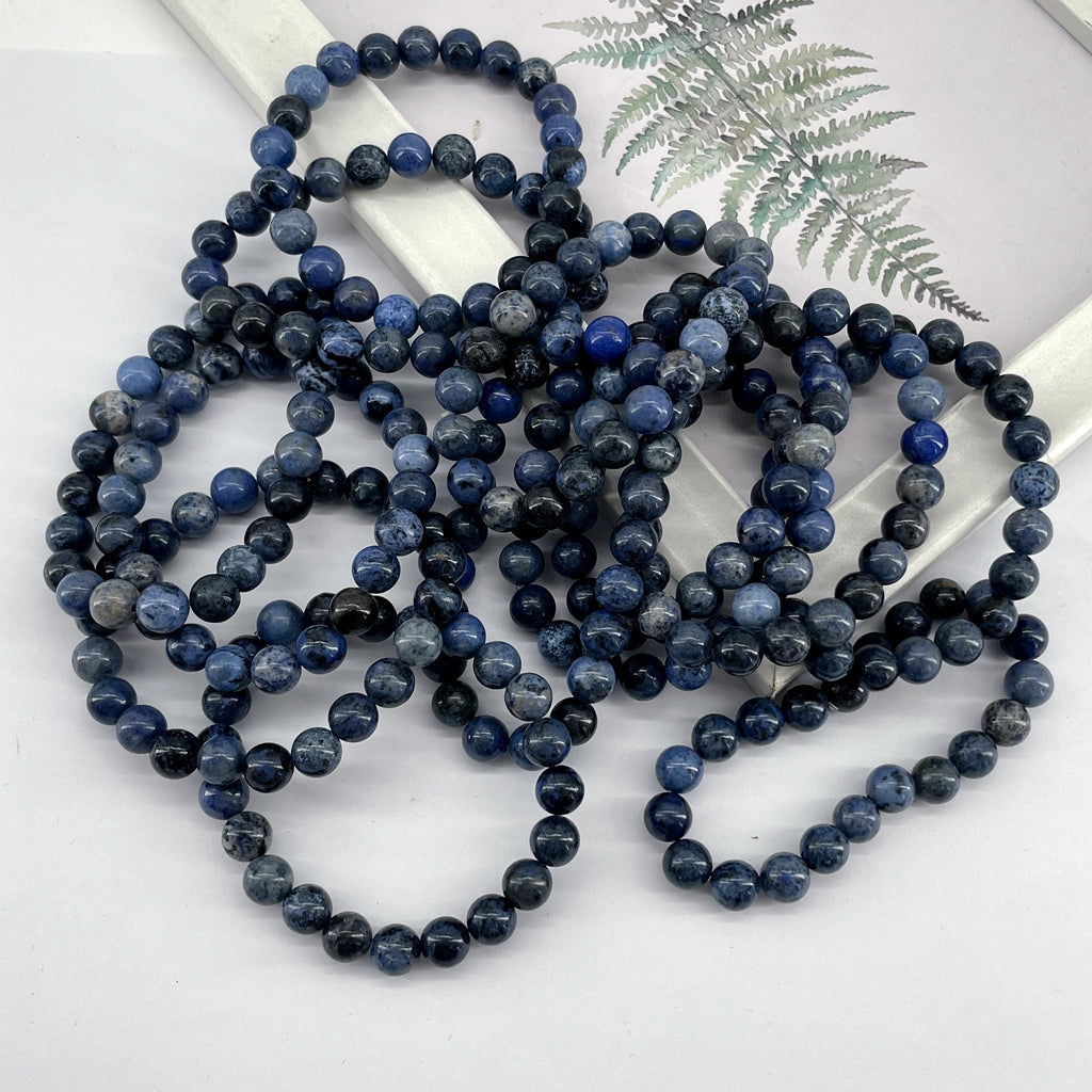 Bracciale di dumortierite blu