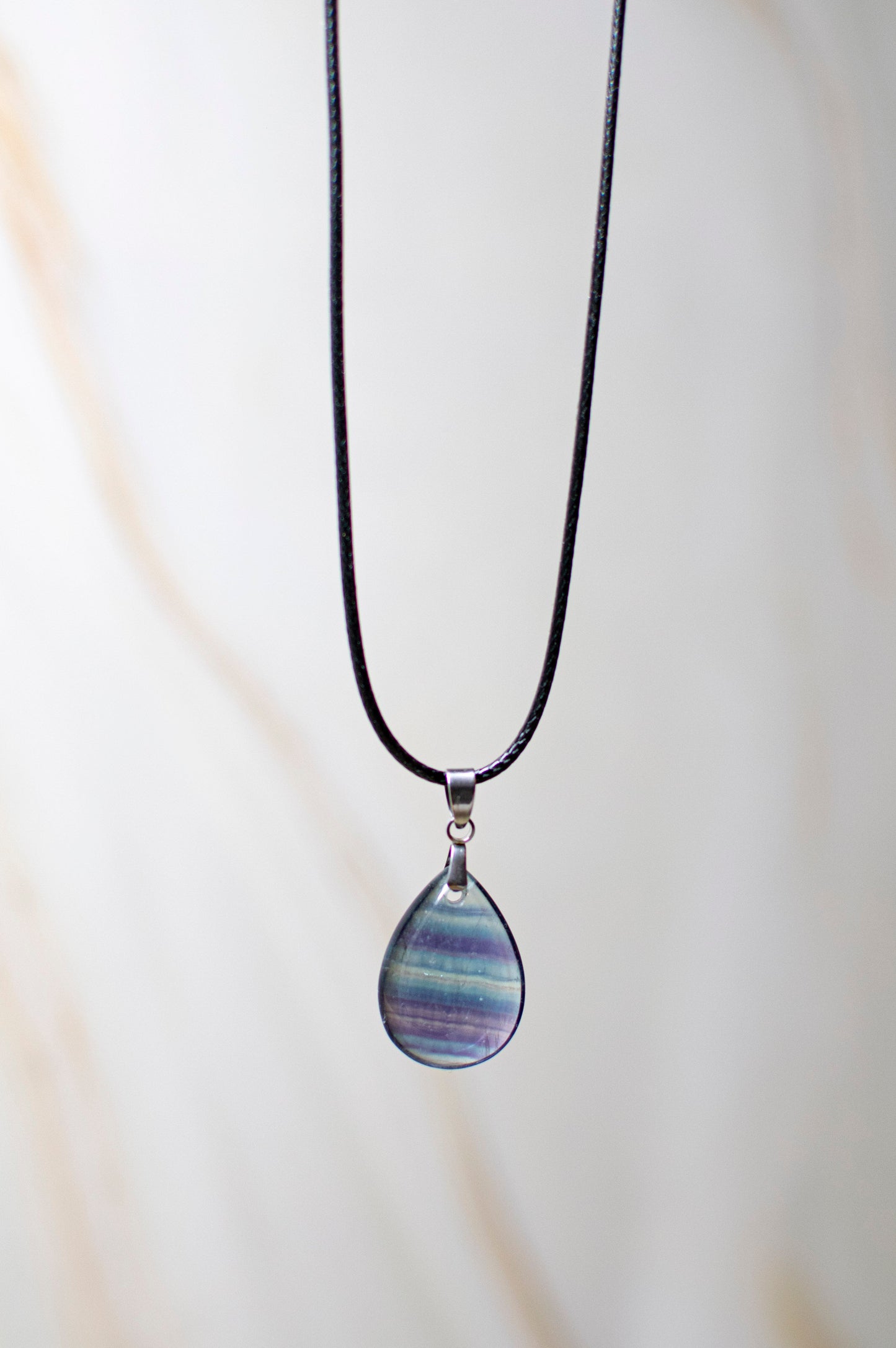 Collana di fluorite arcobaleno