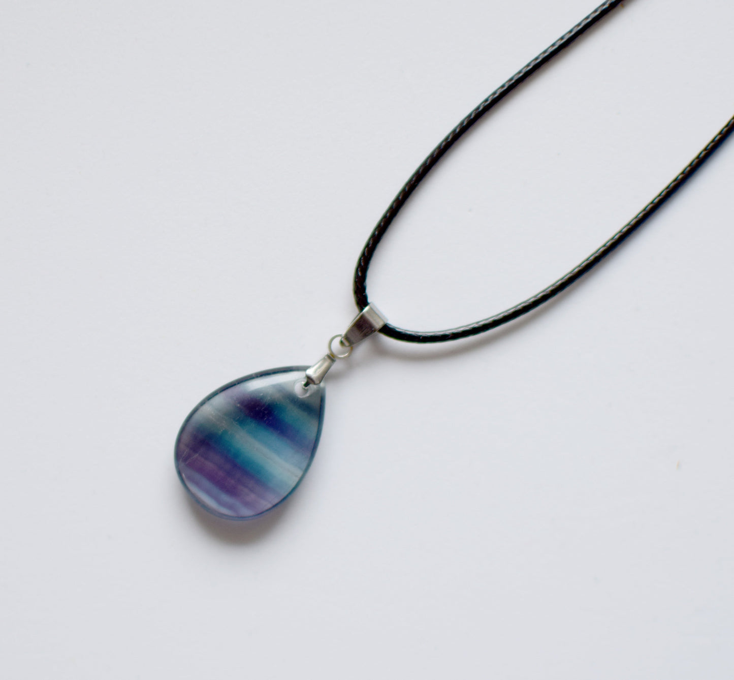 Collana di fluorite arcobaleno