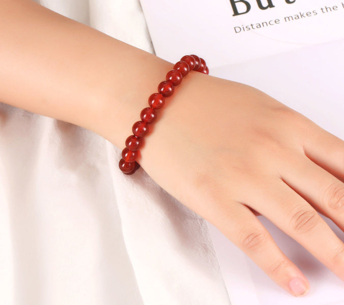 Bracciale in agata rossa