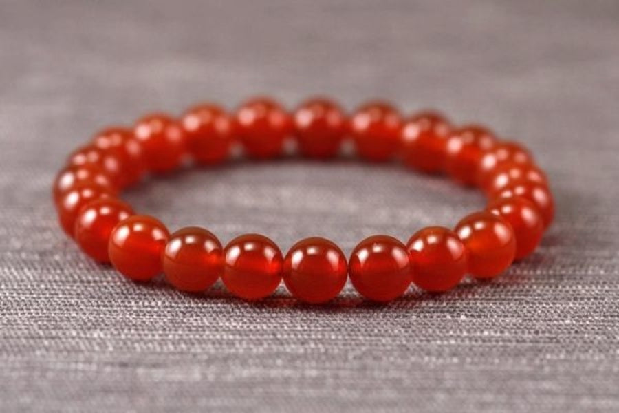 Bracciale in agata rossa