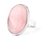 Anello di quarzo rosa