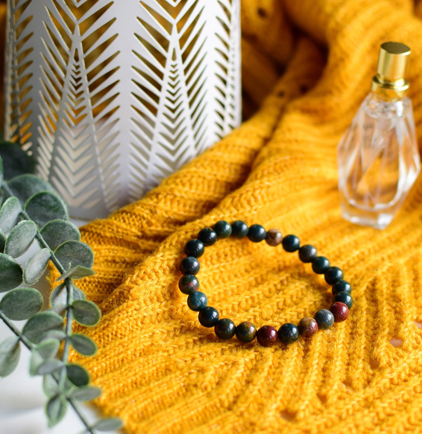 Bracciale in pietra sanguigna