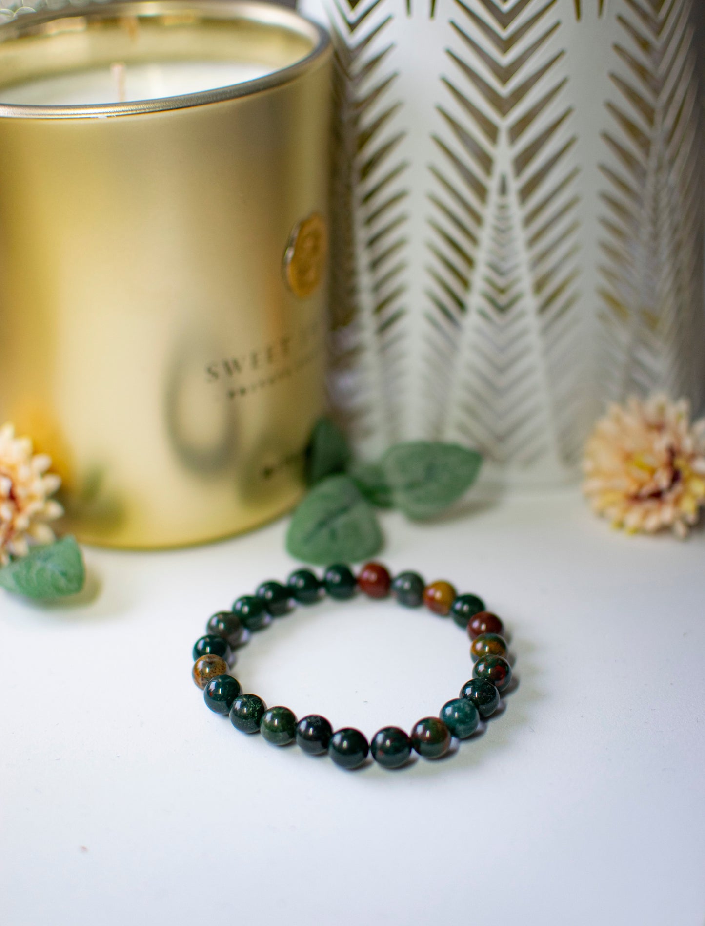 Bracciale in pietra sanguigna