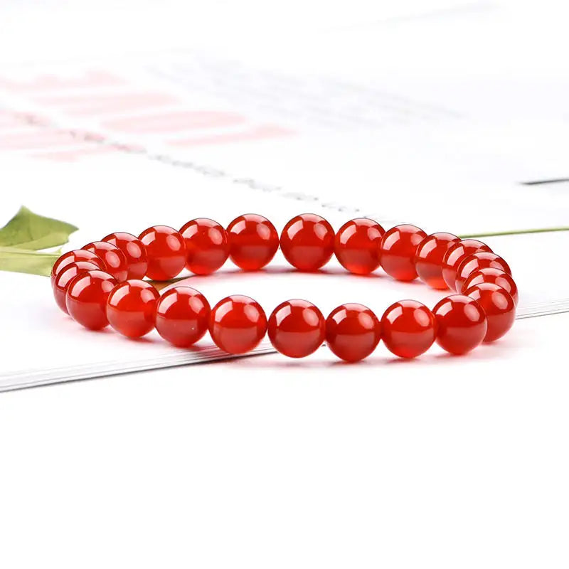 Bracciale in corniola rossa