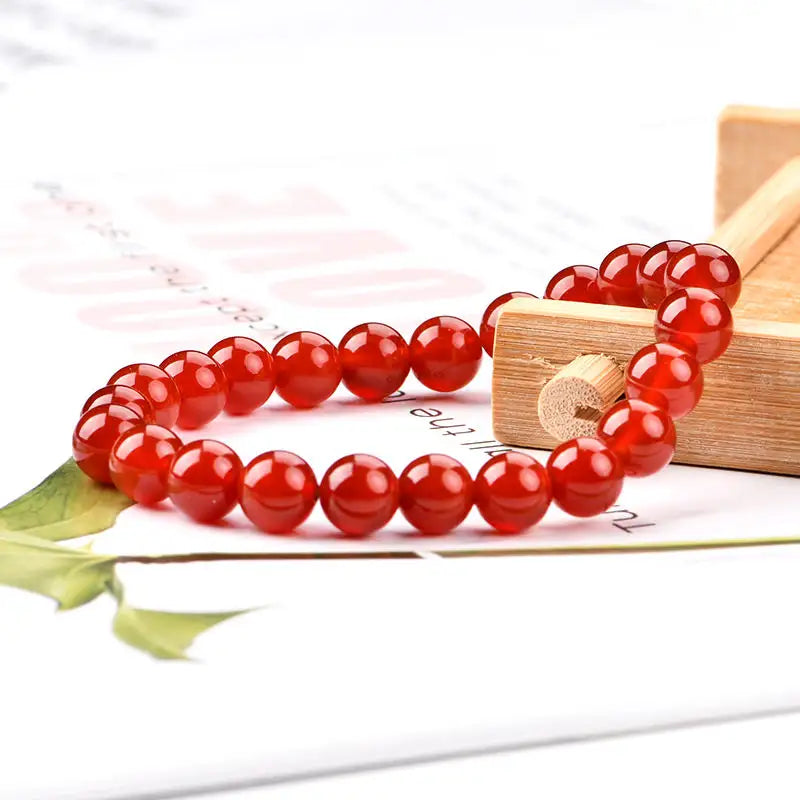 Bracciale in corniola rossa